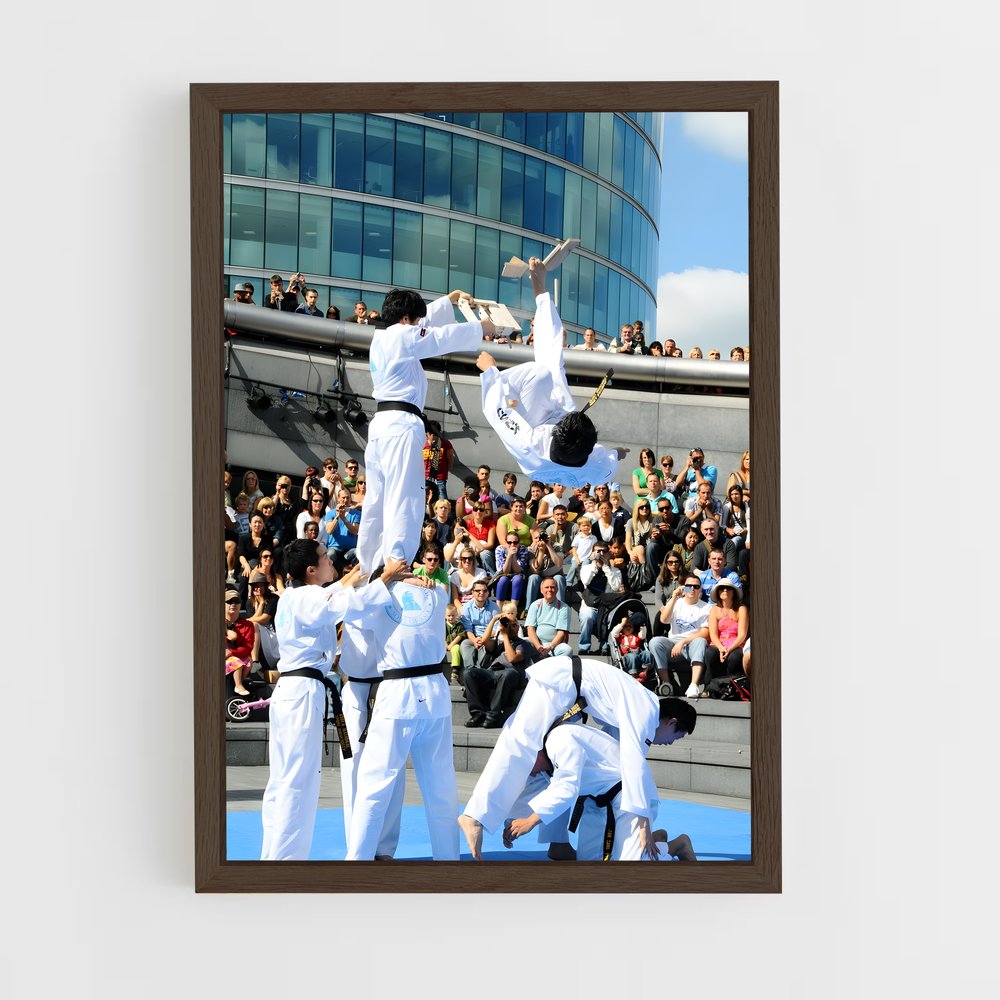 Poster Combat en Équipe – affiche Taekwondo (vue 5)